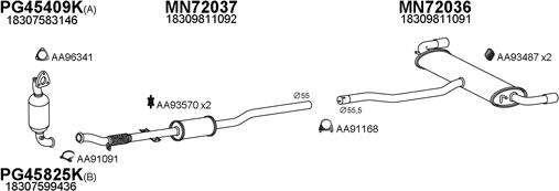 Veneporte 720034 - Система випуску ОГ autozip.com.ua
