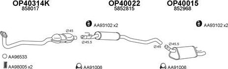 Veneporte 770053 - Система випуску ОГ autozip.com.ua