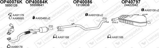 Veneporte 770371 - Система випуску ОГ autozip.com.ua