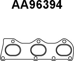 Veneporte AA96394 - Прокладка, труба вихлопного газу autozip.com.ua