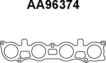 Veneporte AA96374 - Прокладка, труба вихлопного газу autozip.com.ua