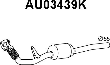 Veneporte AU03439K - Каталізатор autozip.com.ua