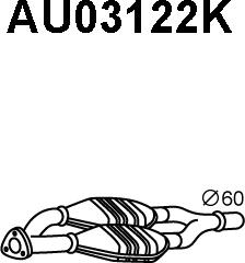 Veneporte AU03122K - Каталізатор autozip.com.ua