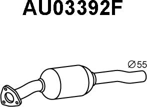 Veneporte AU03392F - Сажі / частковий фільтр, система вихлопу ОГ autozip.com.ua