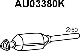 Veneporte AU03380K - Каталізатор autozip.com.ua