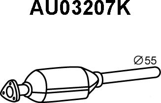 Veneporte AU03207K - Каталізатор autozip.com.ua