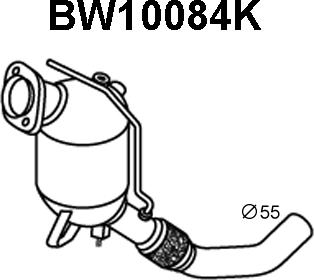 Veneporte BW10084K - Каталізатор autozip.com.ua