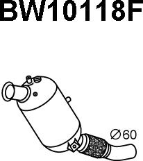Veneporte BW10118F - Сажі / частковий фільтр, система вихлопу ОГ autozip.com.ua