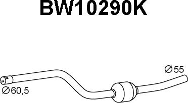 Veneporte BW10290K - Каталізатор autozip.com.ua