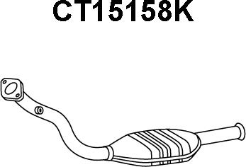 Veneporte CT15158K - Каталізатор autozip.com.ua