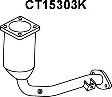 Veneporte CT15303K - Каталізатор autozip.com.ua