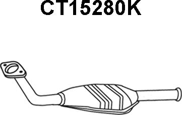 Veneporte CT15280K - Каталізатор autozip.com.ua