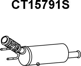 Veneporte CT15791S - Сажі / частковий фільтр, система вихлопу ОГ autozip.com.ua