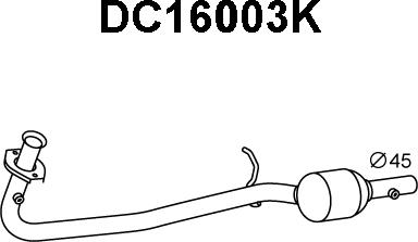 Veneporte DC16003K - Каталізатор autozip.com.ua