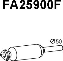 Veneporte FA25900F - Сажі / частковий фільтр, система вихлопу ОГ autozip.com.ua