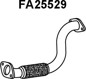 Veneporte FA25529 - Труба вихлопного газу autozip.com.ua