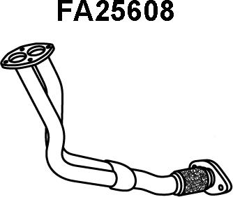 Veneporte FA25608 - Труба вихлопного газу autozip.com.ua