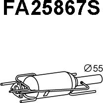 Veneporte FA25867S - Сажі / частковий фільтр, система вихлопу ОГ autozip.com.ua