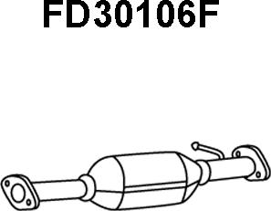 Veneporte FD30106F - Сажі / частковий фільтр, система вихлопу ОГ autozip.com.ua