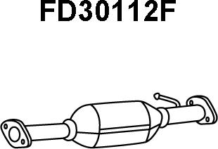 Veneporte FD30112F - Сажі / частковий фільтр, система вихлопу ОГ autozip.com.ua
