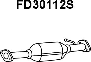 Veneporte FD30112S - Сажі / частковий фільтр, система вихлопу ОГ autozip.com.ua