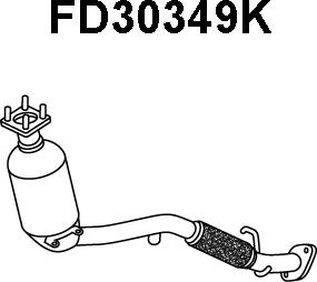 Veneporte FD30349K - Каталізатор autozip.com.ua