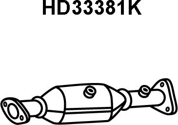 Veneporte HD33381K - Каталізатор autozip.com.ua