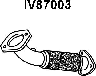Veneporte IV87003 - Труба вихлопного газу autozip.com.ua