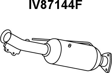 Veneporte IV87144F - Сажі / частковий фільтр, система вихлопу ОГ autozip.com.ua