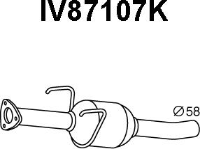 Veneporte IV87107K - Каталізатор autozip.com.ua