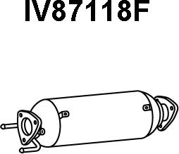 Veneporte IV87118F - Сажі / частковий фільтр, система вихлопу ОГ autozip.com.ua