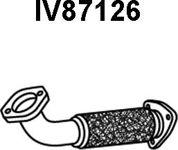 Veneporte IV87126 - Труба вихлопного газу autozip.com.ua