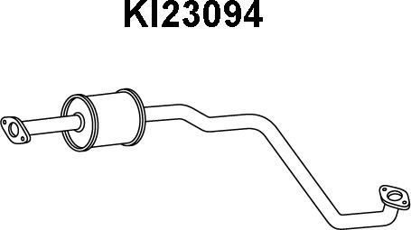 Veneporte KI23094 - Предглушітель вихлопних газів autozip.com.ua