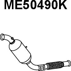Veneporte ME50490K - Каталізатор autozip.com.ua
