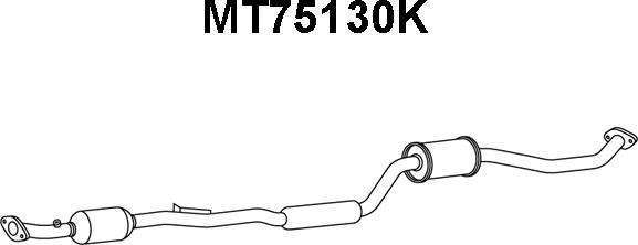 Veneporte MT75130K - Каталізатор autozip.com.ua