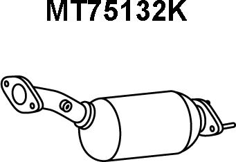 Veneporte MT75132K - Каталізатор autozip.com.ua