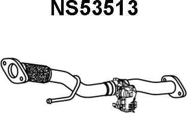 Veneporte NS53513 - Труба вихлопного газу autozip.com.ua