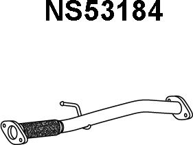 Veneporte NS53184 - Труба вихлопного газу autozip.com.ua