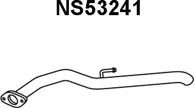 Veneporte NS53241 - Труба вихлопного газу autozip.com.ua