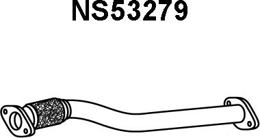 Veneporte NS53279 - Труба вихлопного газу autozip.com.ua