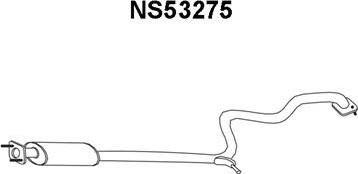 Veneporte NS53275 - Середній глушник вихлопних газів autozip.com.ua