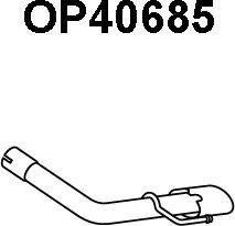 Veneporte OP40685 - Труба вихлопного газу autozip.com.ua
