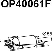 Veneporte OP40061F - Сажі / частковий фільтр, система вихлопу ОГ autozip.com.ua