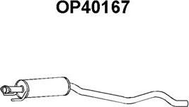 Veneporte OP40167 - Середній глушник вихлопних газів autozip.com.ua