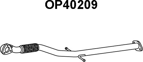 Veneporte OP40209 - Труба вихлопного газу autozip.com.ua