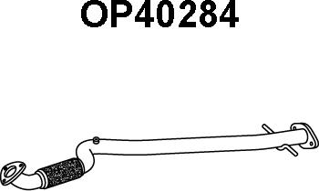 Veneporte OP40284 - Труба вихлопного газу autozip.com.ua