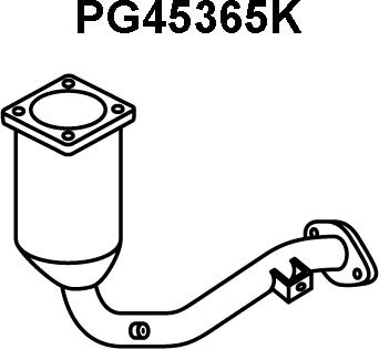 Veneporte PG45365K - Каталізатор autozip.com.ua