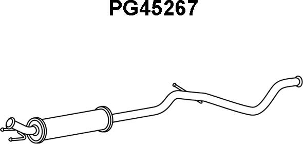 Veneporte PG45267 - Предглушітель вихлопних газів autozip.com.ua