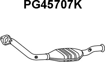 Veneporte PG45707K - Каталізатор autozip.com.ua