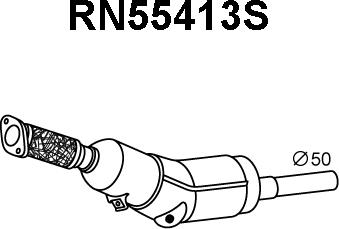 Veneporte RN55413S - Сажі / частковий фільтр, система вихлопу ОГ autozip.com.ua